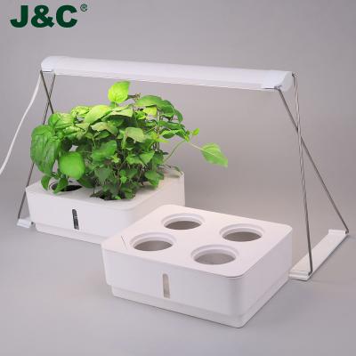 China J&C Minigarden modern innendors hage smart self watering plastic raised garden bed led smart succulent garden for sale