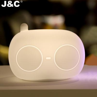 China J&Ckids Modern Light - Cute Shape Radio Shape LED Light Kid Night Light RGB Color Rechargeable Or Battery Version for sale