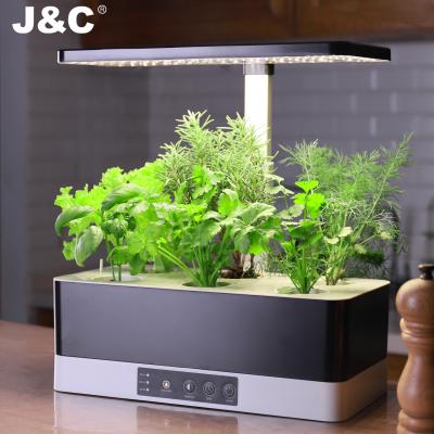 China Functional J&C Minigarden Annecy with Indoor Garden Smart Hydroponics Soil Growing System with Timer Function for sale