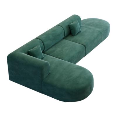 China Sofa  Bed Best Style Modern Living Room Furniture Contemporary L Shape Hamburger 3 Sectional Sofa for sale