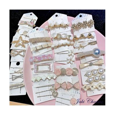 China Recyclable Jaki Charms Bling Wedding Crystal Barrette Letter Bridal Bridal Styling Hair Cut Bobby Pins Rhinestones Paved Zodiac Constellation 12 for sale