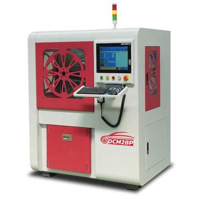 China Wheel Rim Repair Automatic Diamond Cut Alloy Wheel Repair Machine Turn Vertical Mini Wheel Repair Machine DCM28P zu verkaufen