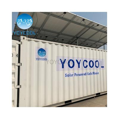 China NUMBER Solar Powered Container Cold Storage Room Solar Cooler Freezer For Africa for sale