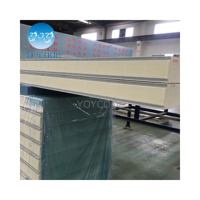 China 1120mm pir cctv sandwich panel installation cold room panel wall heating panel for cold room in winter to keep warm for sale