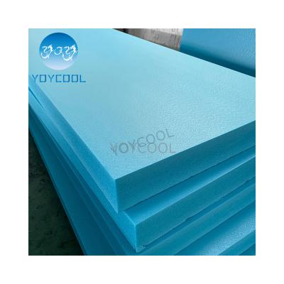 China modern xps foam board insulation wall panel insulated floor panels 100mm blue thick xps foam board price for sale