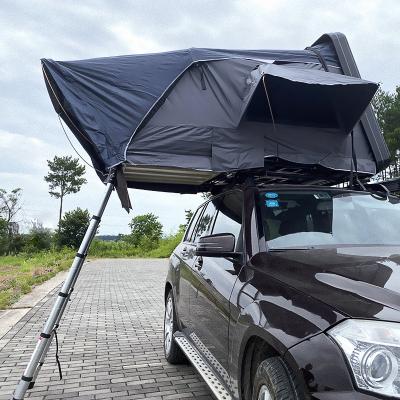 China Extended type I 2021 sale top tent shell tent roof top camping tent waterproof outdoor aluminum hard top foldable camping hot for sale