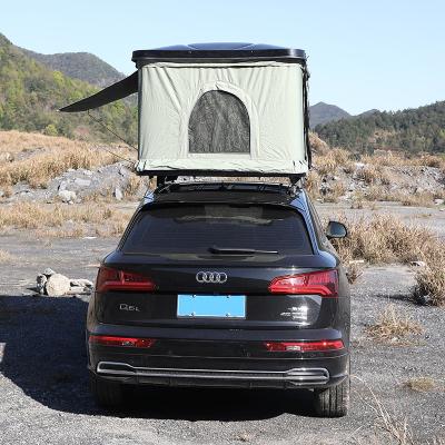 China New Design I ABS Outdoor Waterproof Foldable Camping 4WD Hard Shell Car Roof Top Extended Type Tent for sale