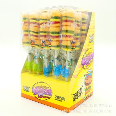 China Natural Delicious Fruit Burger Gummy Gift Gummy Sweet Candy For Wholesale for sale