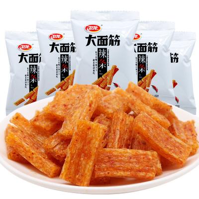 China Natural Wholesale Chinese Classic Food Wheat Gluten Desktop Snack Vegan Spicy Snacks Stirips for sale