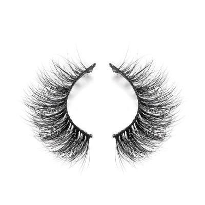 China New Design Natural Comfortable Fashion 3D Mink Eyelashes 3D Mink Eyelash Fluffy With Color for sale