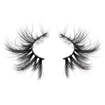 China Long Natural Private Label Mink Eyelashes Great Price Mink Eyelashes 25MM Tapered Mink Eyelashes for sale