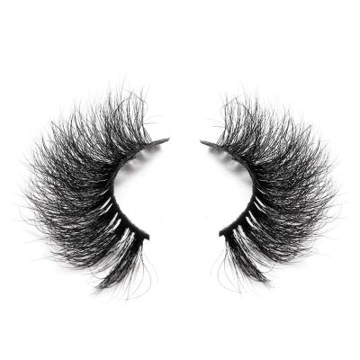 China Natural Long Mink Eyelashes Most Popular 25MM Fluffy Mink Eyelash Bulk Lashes Wholesale for sale