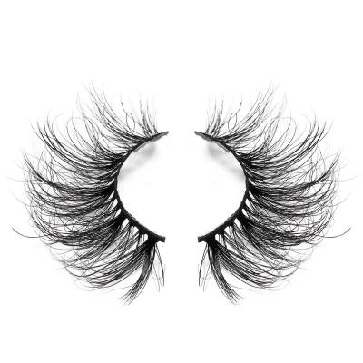 China Wholesale Hot Sale Mink Eyelash Mink Strip Eyelashes Mink Eyelash Fake Fluffy Style Long Natural Hot Sales for sale