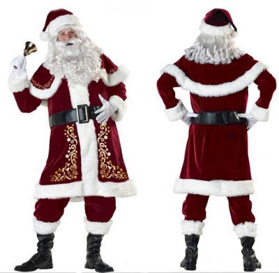 China High Class Unique Festival Home Decoration Christmas FEI Santa Man Costumes for sale