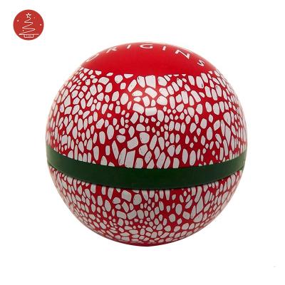 China Elegant Christmas Decoration Factory Sale Metal Christmas Ornaments Tin Bauble for sale