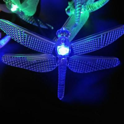 China Dragonfly Shape Fashional Holiday Decoration Led New String Christmas Lights for sale