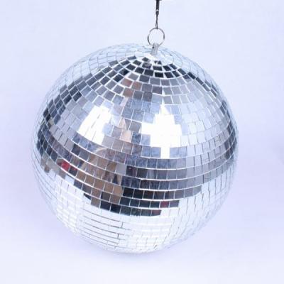 China 20cm Handmade Attractive Silver Disco Mirror Hanging Ball For Decoration for sale