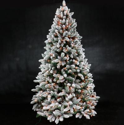 China 210 Cm / 7ft Artificial Christmas Tree Snow Umbrellas Artificial Christmas Tree Snow for sale