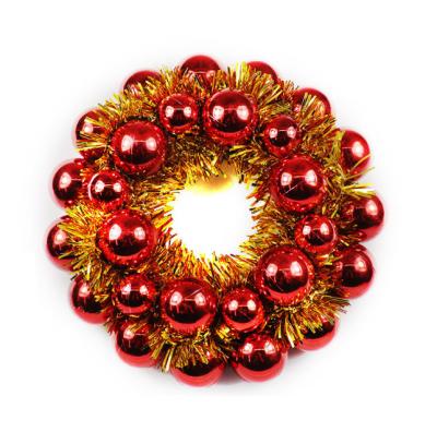 China Plastic Elegant Christmas Ball Ornaments For Christmas Wreath for sale