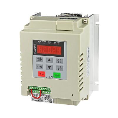 China Water Pump Inverter 220V Single Phase Two Wires VFD Constant Pressure Water Supply Inverter 145x125x108 Output for sale