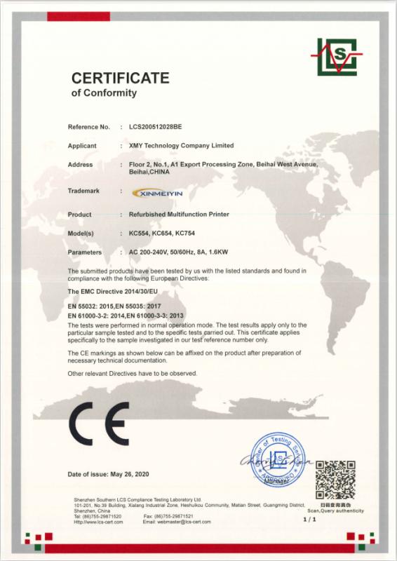 CE - Xmy Technology Company Limited