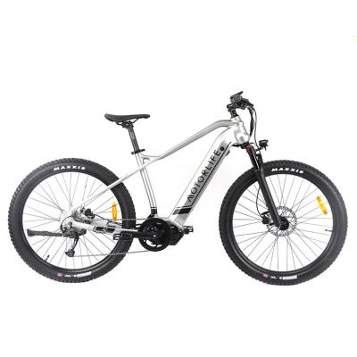 China Aluminum Alloy 27.5 Inch Fat Tire Electric Bike Lithium Battery 9 Speed ​​Powerful Hidden Electric Hybrid Bike for sale