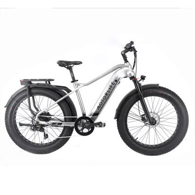 China Newest Aluminum Alloy Motorlife Leopard Series SNOW Competitive Price 7 Fat Tire Snow Gear Full Suspension Electric Bike for sale