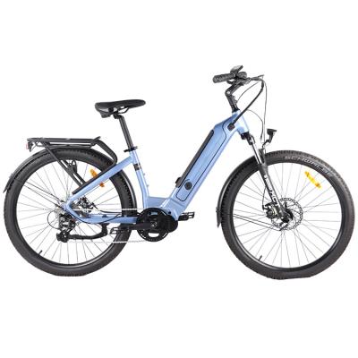 China Aluminum alloy cheap top sale china electric city bike 500w city bike 8 speed electric ebike frame with aluminum alloy for sale