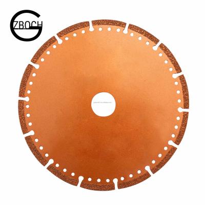 China Marble Tile Jade Concrete Stone Metal Glass Multi Purpose 125mm Glazed Ceramic Vacuum Welded Diamond Saw Blade For Granite Porcelain Marble Long Life for sale