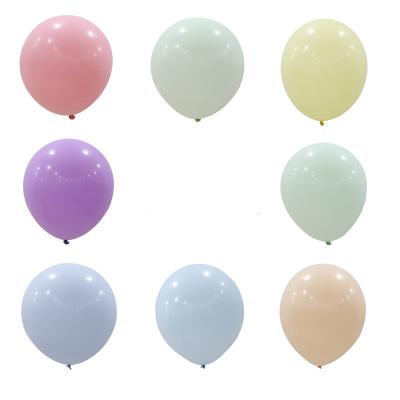 China Factory direct sale party simple 18 inch Macaron latex balloons colorful soft natural standard color latex balloon for sale