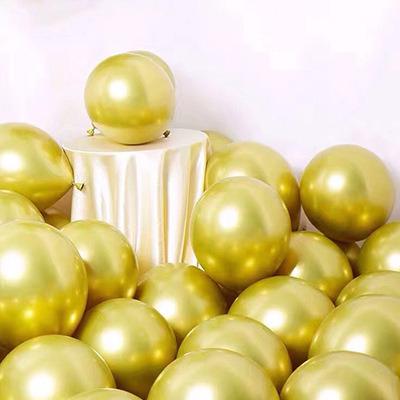 China Party New Arrival Pearl Color 10 Inch Solid Chrome Latex Helium Air Balloon Chrome Balloon for sale