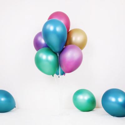 China Wholesale 12 Inch Helium Metallic Latex Pearl Chrome Chrome Party Balloons For Birthday Party Decoration for sale