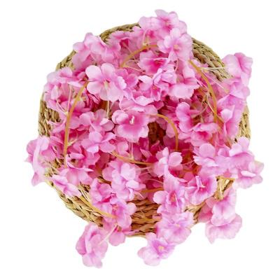 China Wholesale Fashionable Wisteria Hanging Artificial Vines Wedding Silk Wisteria Flower Decoration Flower Vines for sale