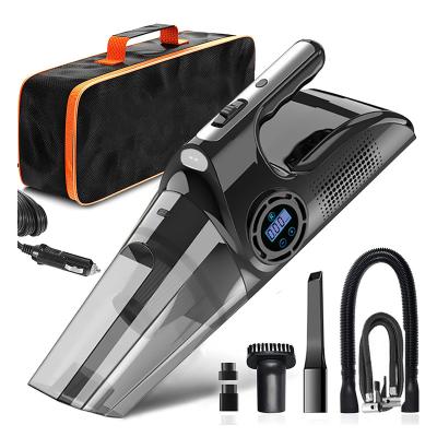 China Simple and Stylish High Power Air Compressor 12v Electric Tire Inflator Portable Cordless Handheld Vacuum Cleaner for Car for sale