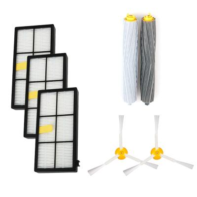 China Hot Selling Replacement Kit Brush Filter Parts Hotel Accessories For iRobots Roombas 800 900 Robot Vacuum Cleaner for sale