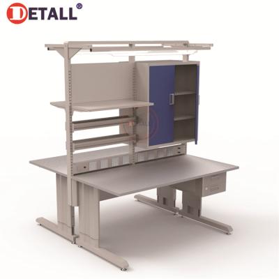 China Warehouse Detall Esd Adjustable Garage Work Bench Movable Cabinet for sale