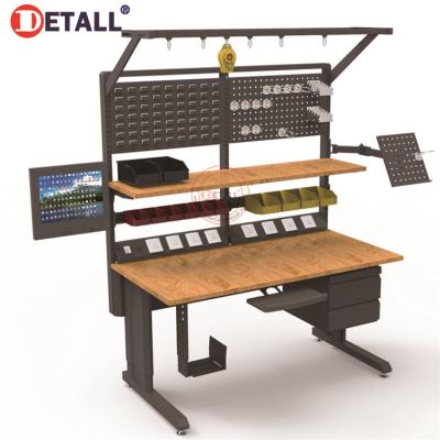 China Warehouse Detall Used Factory Wood Top Workbench For Sale With Drawer for sale