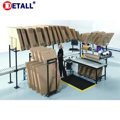 China Warehouse Detall Assembly Packing Workbench Anti-Static Worktable With Production Line for sale