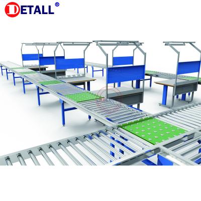 China Detall OEM factory heat resistant packing line match with different packing center / table for sale