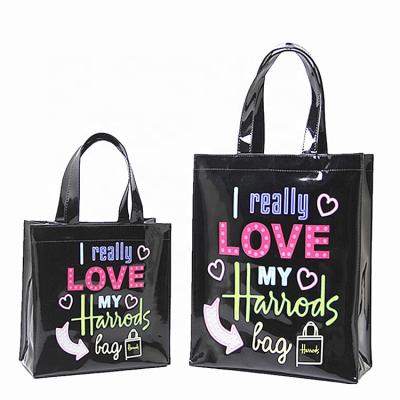 China Wholesale Eco-friendly Simple Leather Printable LOGO Tote PU Sequined Custom Shoulder Bag for sale