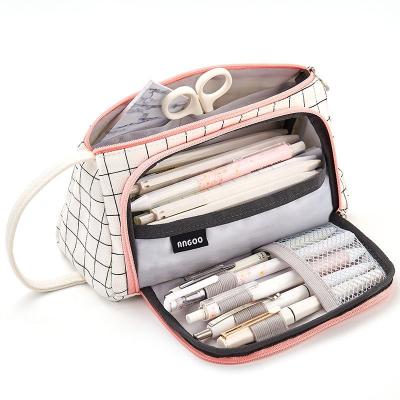 China Eco-friendly Large Capacity Multi-functional Small Cool Waterproof Pencil Case Pop It Pencil Case Bag for sale