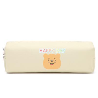 China Eco - Friendly Batch Cartoon Yellow Kids Pencil Bags With Zipper For Student Study for sale