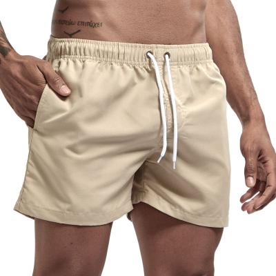 China Viable classic men's shorts can be customized with LOGO/pattern solid color plus size attached swim trunks for sale