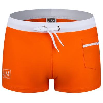 China XL Mens Swimming Trunks Fabric Boxer Briefs Breathable Nylon High Quality Shorts Shape Non-Slip Lace Up Beach Shorts for sale