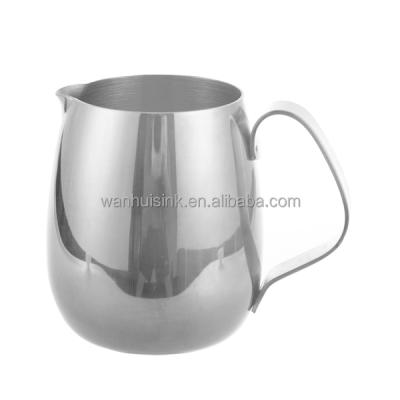 China Traditional Stainless Steel Espresso Coffee Cup Frothing Jug Milk Pitcher for sale