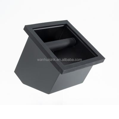 China Traditional Bartender Tools Coffee Accessories Tapered Chute Espresso Grind Box Coffee Grounds Kick Box for sale