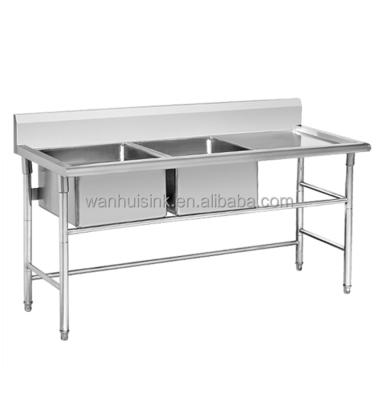 China Hotel/Kitchen/Restaurant Stainless Steel Prep Stainless Steel Tabletop Workstation Sink for sale