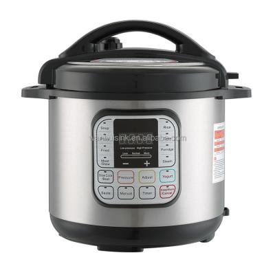 China Hotel 12L High Performance Large Stainless Steel Commercial Multifunction Electric Pressure Cooker for sale