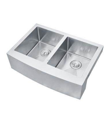 China Without Faucet 8456HBD Stainless Steel Hotel Kitchen Equipment Apron Front Sink for sale