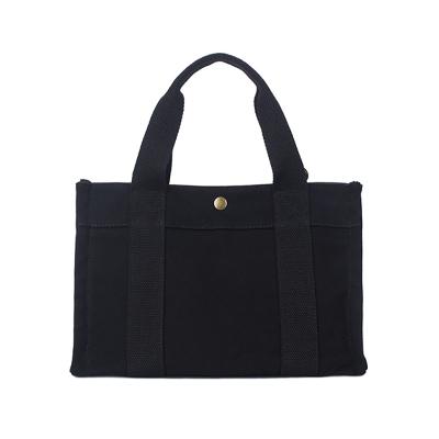 China High Quality Classic Eco-Friendly Canvas Eco-Friendly Canvas Women Fashion Tote Bag Casual Canvas Shoulder Bag for sale